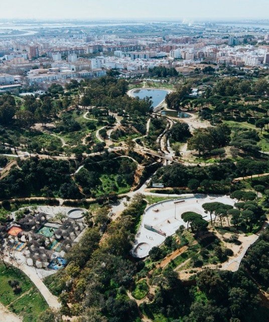 Parque moret desde arriba