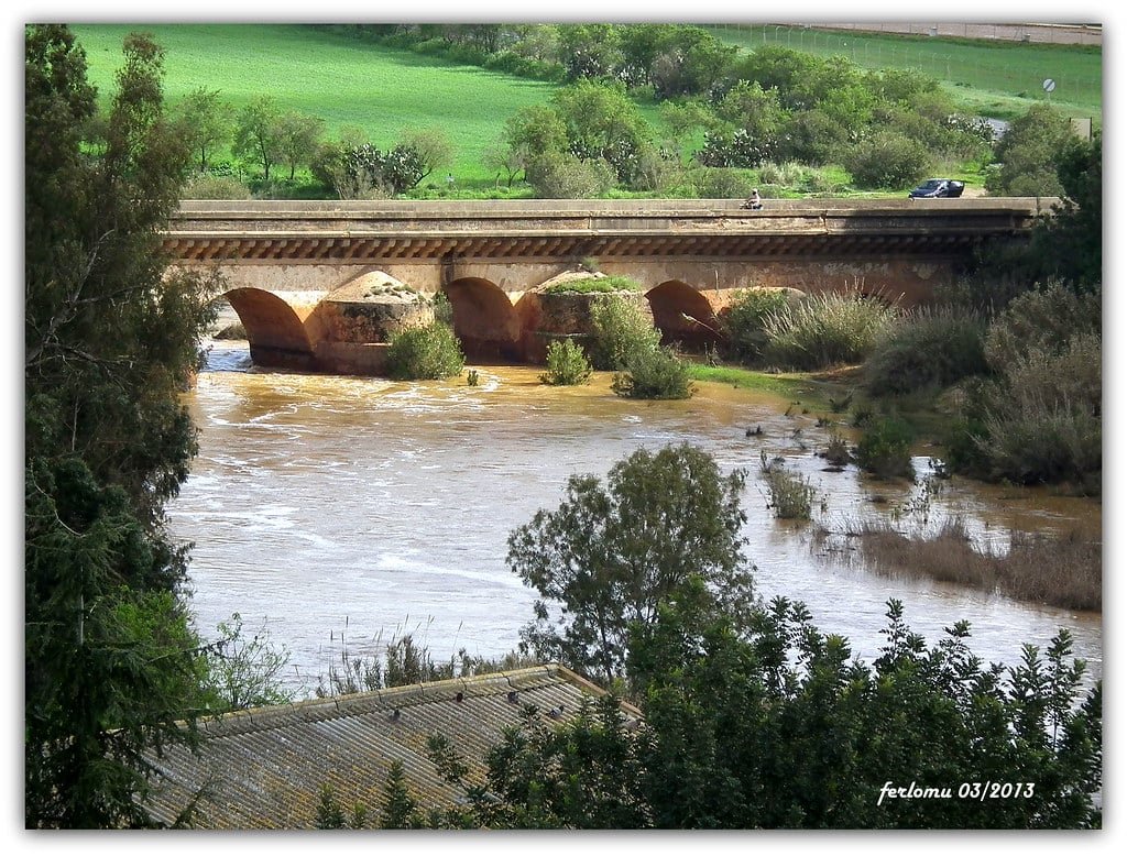 Puente Romano Niebla -pilares romanos para puente moderno