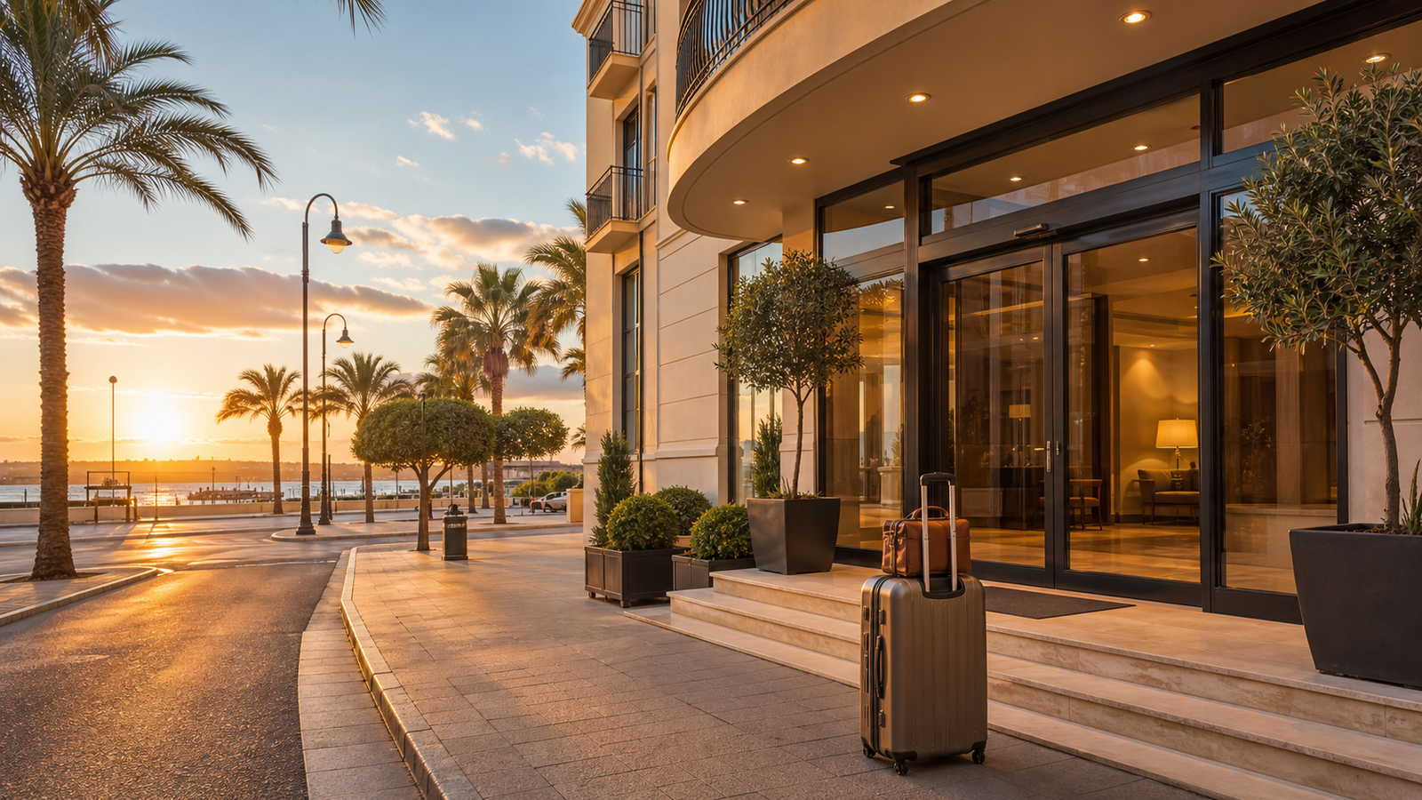 Habitación de hotel luminosa para alojarse en Huelva capital o cerca de la costa