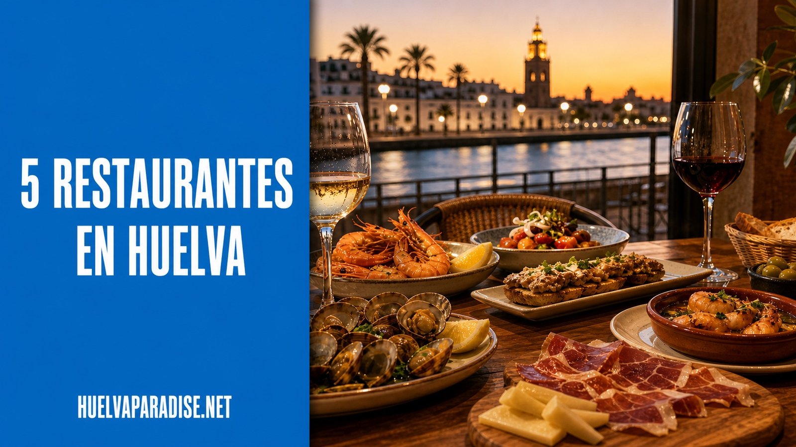 Comida onubense y texto 5 restaurantes en Huelva