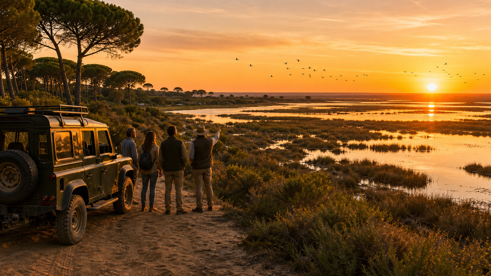Excursión guiada a Doñana desde Huelva entre marismas y aves